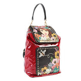 Printed Floral Backpack With Adjustable Backpack Straps