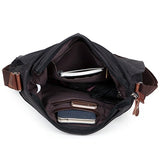 Losmile Canvas Messenger Bag Shoulder Bag Vintage Crossbody Laptop Bag Satchel Bag School Bag