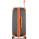 Rockland 3 Pc Sonic Abs Upright Set, Charcoal, One Size