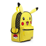 Pokemon Happy Pikachu 16" Inch Yellow Backpack School Bag