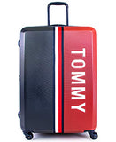 Tommy Hilfiger 28" Harside Spinner Luggage with TSA Lock, Navy