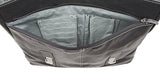 Kenneth Cole "Flap-Py As Can Be" Full Grain Cowhide Leather Double Gusset Flapover 14.1” Or 15”