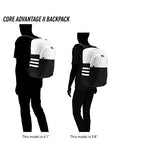 adidas Unisex Core Advantage Backpack, Active Maroon, ONE SIZE
