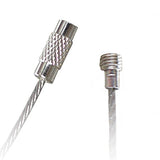 Dynotag Web/Gps Enabled Qr Smart Deluxe Steel Luggage Tag & Braided Steel Loop: Square (Navy Blue)