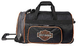Harley-Davidson Bar & Shield Logo 20" Wheeling Duffel Carry-On Bag 99416-BLACK