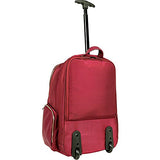 Women In Business Portofino Ladies Roller Backpack (Burgundy)