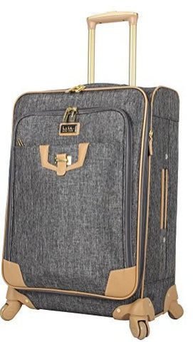 Nicole Miller Paige Collection 24" Expandable Luggage Spinner (24 in, Paige Silver)