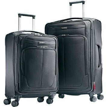 Samsonite 2 Piece Luggage suitcase Set 27"check in and 21"carry-on Spinner 4 Wheel Light weight design