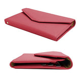 Zoppen Multi-purpose Rfid Blocking Travel Passport Wallet (Ver.4) Tri-fold Document Organizer Holder (#33 Peach Blossom (2018 New))