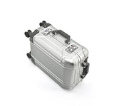 Zero Halliburton Geo Aluminum 3.0 Carry-On 4 Wheel Spinner Travel Case Zrg2519 (Silver)