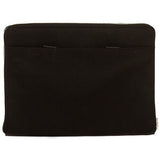 Hook And Albert Waxed Canvas Reversible Portfolio, Black (Black)