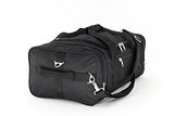 North Star Sports 1050 Tuff Cloth Flight Carry-On Luggage Bag, Black, 21" x 14" x 9"