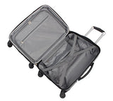 Lucas Outlander Hard Case 24 inch Expandable Rolling Suitcase With Spinner Wheels (One Size, Graphite)