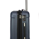 Gabbiano Provence 20" Expandable Carry-On Hardside Spinner Luggage (Black)