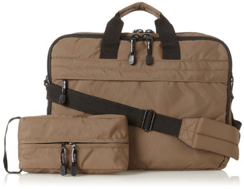 Derek Alexander Top Zip Computer Briefcase, Taupe, One Size