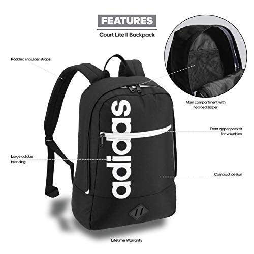adidas court lite ii 2 backpack Shop adidas Unisex Court Lite Backpack, Black – Luggage Factory