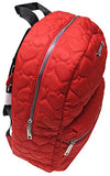 Betsey Johnson Nylon Backpack Red Hearts
