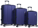 COMTEARISTO-DEJUNO 3 Pcs Luggage Set Hardside Travel Spinner Suitcase ABS Globalway-DJ-608