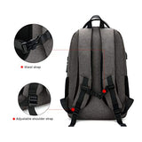 AUGUR Business Laptop Backpack, Anti Theft Slim Travel Computer Backpack with USB Charging Port,