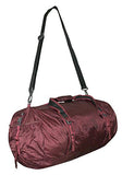 The North Face Unisex Basic Zip FLYWEIGHT DUFFEL L (Zinfandel red)