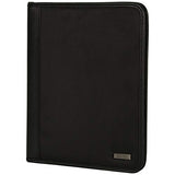 Kenneth Cole Reaction 1680d Polyester Standard Bifold Writing Pad, Black