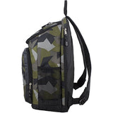 Fuel Wide Mouth Sports Backpack with Laptop Compartment for School, Travel, Outdoors - Olive