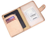 Zoppen Rfid Blocking Travel Passport Holder Cover Slim Id Card Case (#26 Rose Gold)