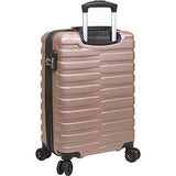 Dejuno Cortex Lightweight 3-Piece Hardside Spinner Luggage Set-Rose Gold