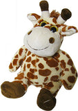 Kreative Kids Adorable Giraffe Plush Rolling Backpack W/ Shiny Eyes, Removable Stuffed Toy & Wheels