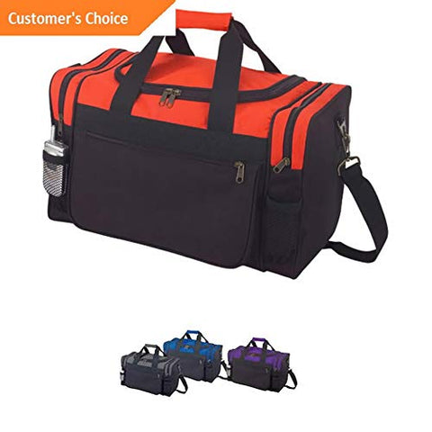 Sandover Duffle Duffel Bags Travel Gym gage Side Mesh Pockets Work Sports Carry-On 17 | Model