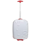 SANRIO Hello Kitty ABS Molded Luggage with Embossing Hard Case By White