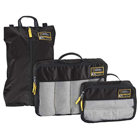 Eagle Creek National Geographic Adventure Essential Packing Set, Black