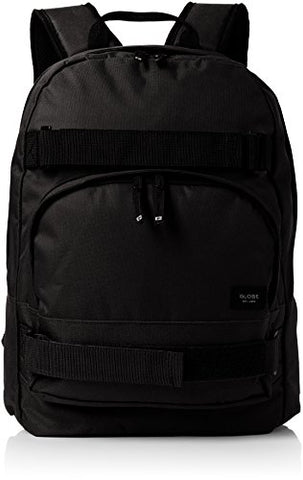 Globe Black-Black Thurston Skateboarding Backpack (Default, Black)