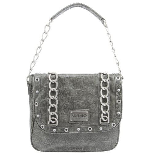 Buffalo David Bitton Angela Foldover Handbag - Grey