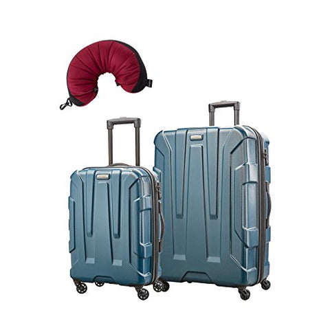Samsonite Centric 3 Piece Bundle | 20", 28", Travel Pillow (Teal)