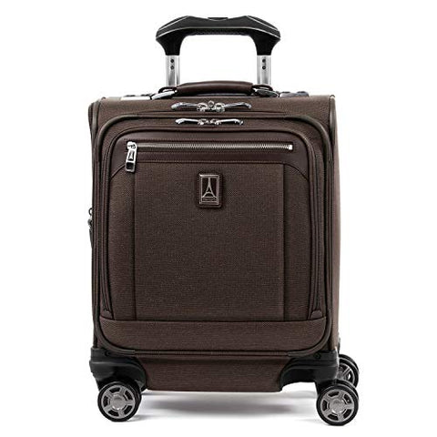 Travelpro Luggage Platinum Elite 16" Carry-On Spinner Tote With Usb Port, Rich Espresso