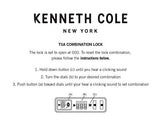 Kenneth Cole Reaction Scott's Corner 24" Lightweight Hardside Expandable 8-Wheel Spinner Checked Suitcase with TSA Lock, Navy