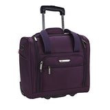 Travelers Polo & Racquet Club Rafael 15 Inch Softside Underseater With Usb Port, Purple
