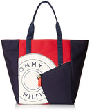Tommy Hilfiger Sporty Rugby 2 Canvas Travel Tote, Navy/Red/Natural, One Size