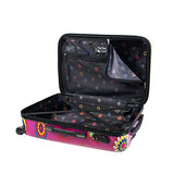 Mia Toro Pop Fiore Hardside Spinner Luggage 3PC Set, Gallio