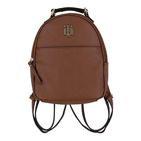Tommy Hilfiger Pebbled Mini Backpack (Brown)