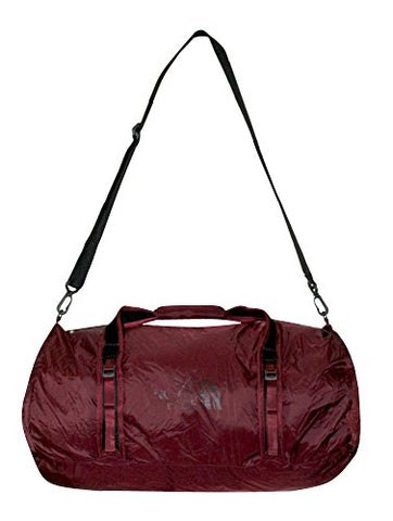 The North Face Unisex Basic Zip FLYWEIGHT DUFFEL L (Zinfandel red)