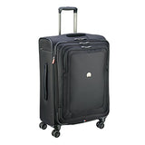 Delsey Luggage Cruise Lite Softside 25" Exp. Spinner Suiter Trolley, Black