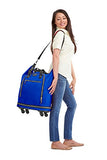 Biaggi Zipsak Micro Fold Spinner Fashion Tote - 20-Inch Luggage - As Seen on Shark Tank - Cobalt Blue