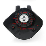 Super Ma 360 Swivel Luggage Mute Wheel Suitcase Replacement Repair Wheels 053(Couple Wheel)