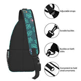 Ani-mal Cro-ss-ing Sling Bag Chest Bag Waterproof Crossbody Shoulder Bag Adjustable Travel Hiking Casual Daypack Gym Sport Backpack Travel Cycling Bike Outdoor Rucksack for Men Women