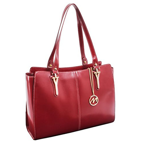 McKleinUSA GLENNA 97556 Red Leather Women's Business Tote