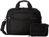Samsonite Pro 4 DLX 2 Gusset PFT TSA Briefcase, Black, One Size