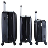 Murtisol 3 Pieces ABS Luggage Sets Hardside Spinner Lightweight Durable Spinner Suitcase 20" 24"