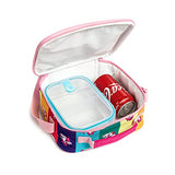 Girls 16inch Unicorn Backpack for Elementary Preschool Bookbag with Lunch Box